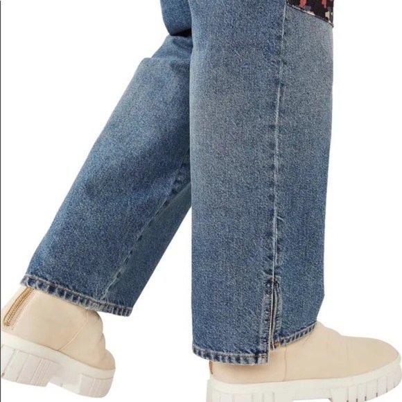 FREE PEOPLE WE THE FREE Rocky Mountain Straight Leg Jeans - Picture 8 of 8